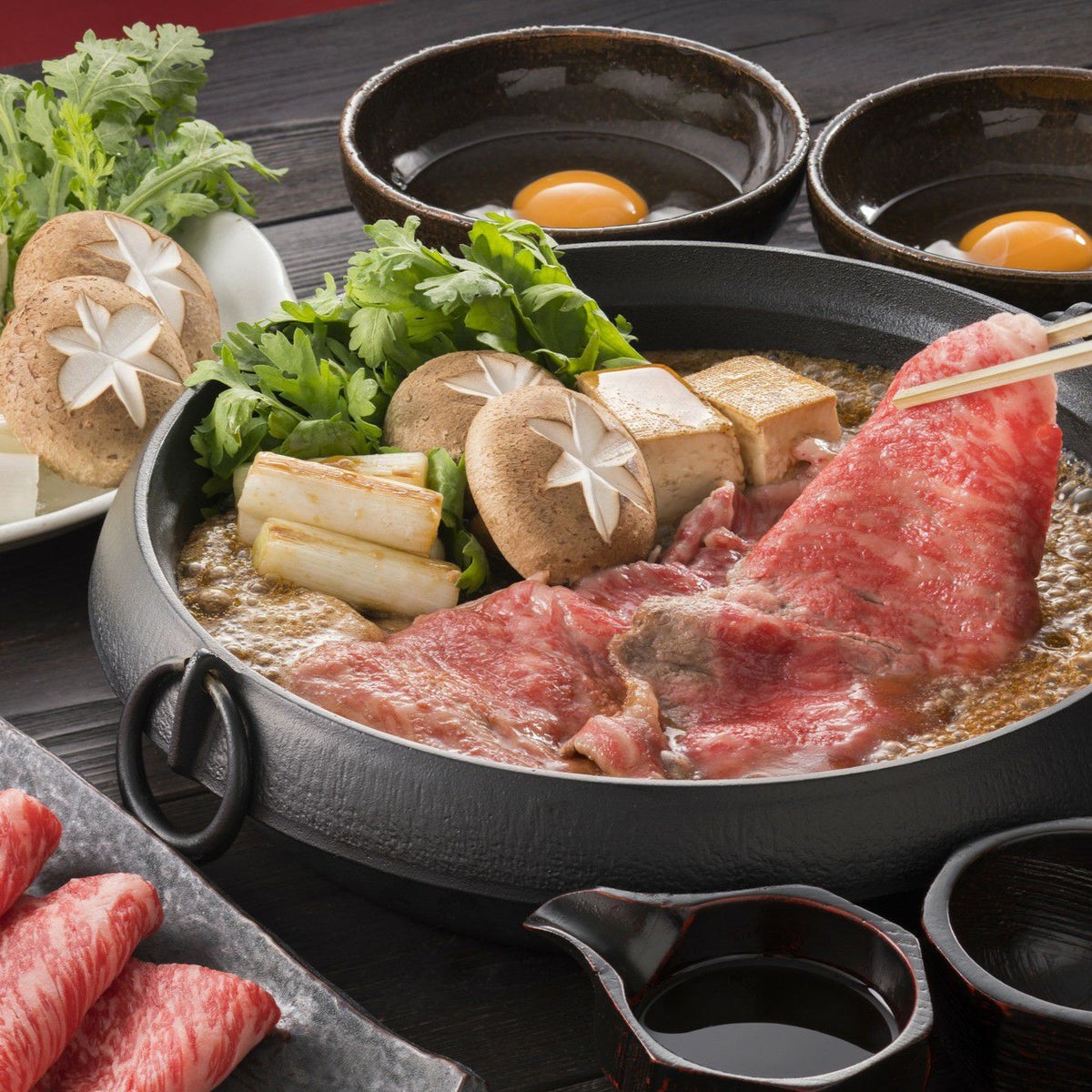丸大豆しょうゆですき焼き