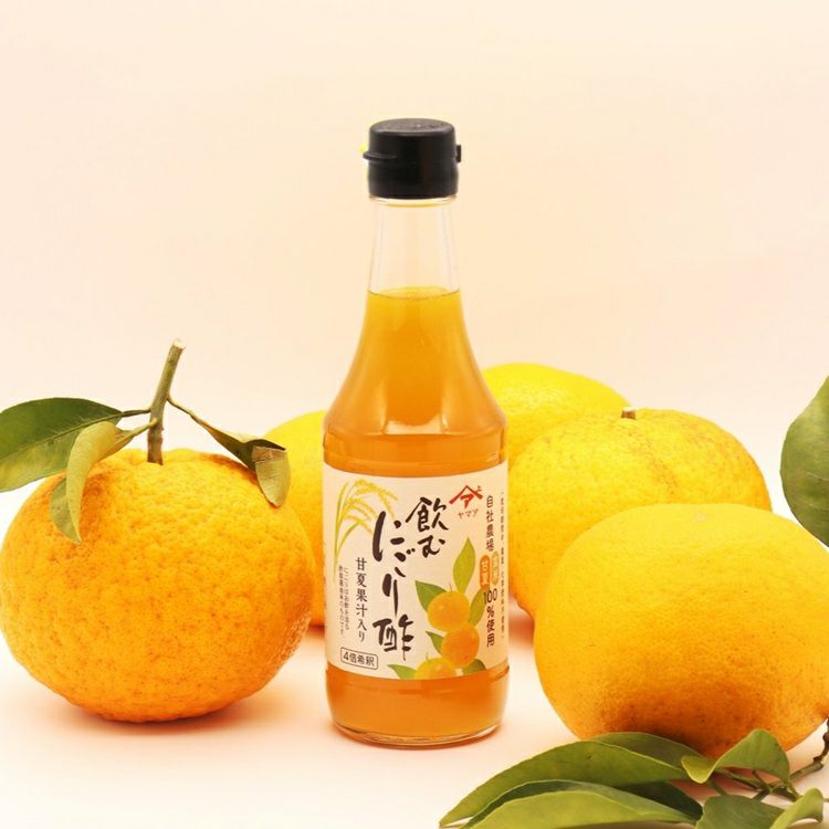 ギフト）P-18 甘夏果汁入り飲むにごり酢2本セット｜松合食品オンライン